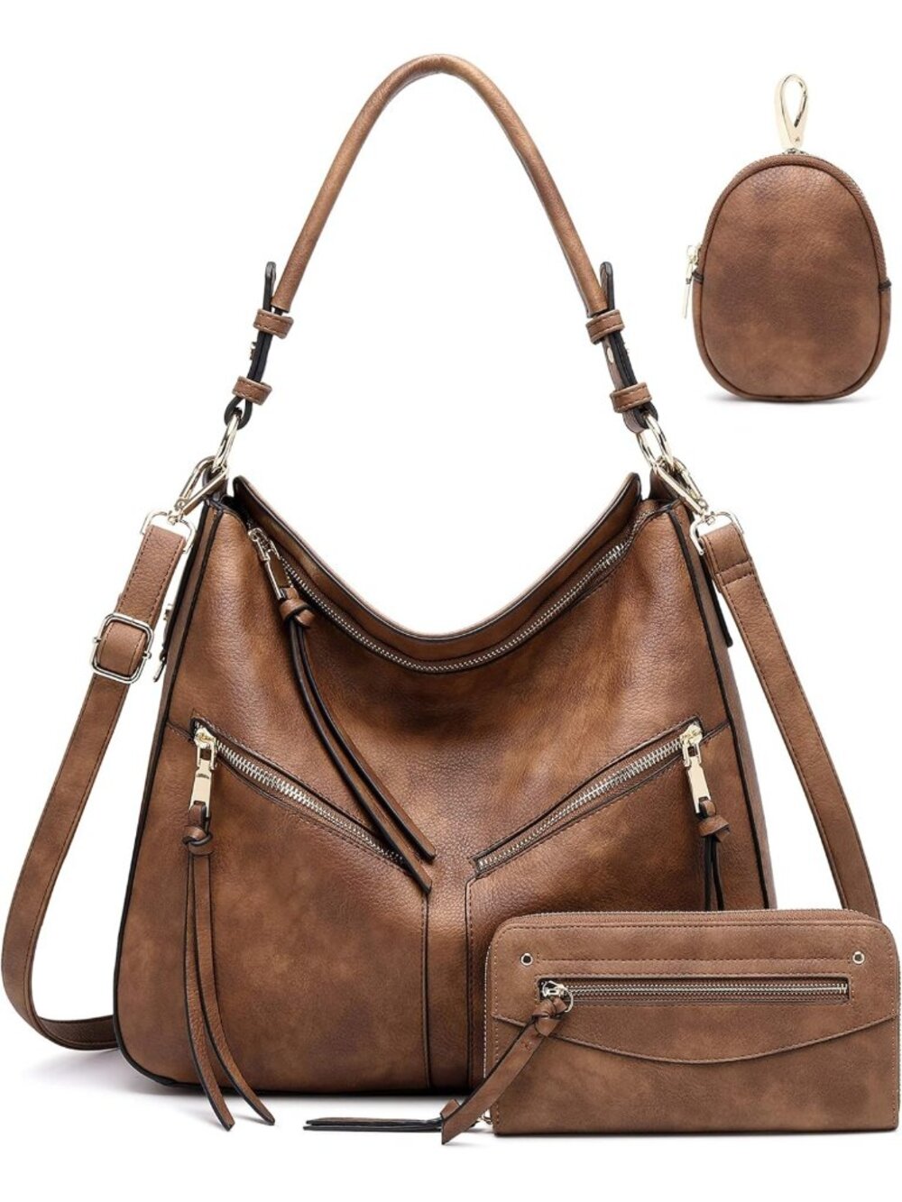 Stylish Boho Hobo Bag for Women | Faux Leather Shoulder & Crossbody Purse